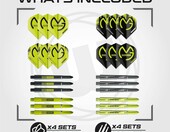 WINMAU MvG – zestaw rzutek stalowych z lotkami, 18 g – zdjęcie 3