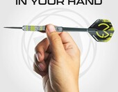WINMAU MvG – zestaw rzutek stalowych z lotkami, 18 g – zdjęcie 4