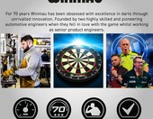 WINMAU MvG – zestaw rzutek stalowych z lotkami, 18 g – zdjęcie 5