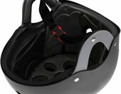 SGerste - kask do kitesurfingu i sportów wodnych, czarny, 57-62 cm – zdjęcie 5