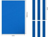 Boshen sukno bilardowe wełna/nylon na stół do 9 stóp, niebieskie – zdjęcie 2