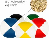 Diabolo Freizeitsport zestaw 5 piłeczek do żonglerki, dwukolorowe – zdjęcie 5