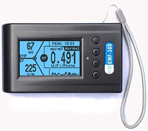 Miernik wykrywacz promieniowania elektromagnetycznego GQ EMF-380 V2 3w1