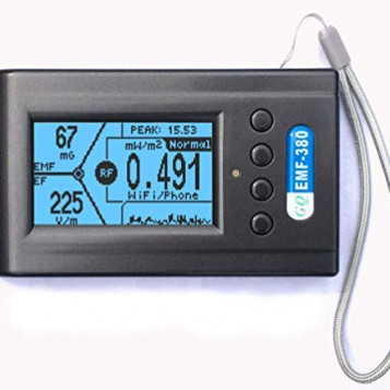 Miernik wykrywacz promieniowania elektromagnetycznego GQ EMF-380 V2 3w1