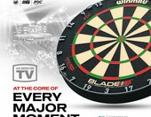 WINMAU Blade 6 Triple Core Carbon – tarcza do darta PDC – zdjęcie 2