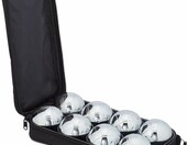 Relaxdays zestaw do gry w bule (petanka), 8 kulek metalowych – zdjęcie 1