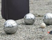 Relaxdays zestaw do gry w bule (petanka), 8 kulek metalowych – zdjęcie 3