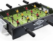 Umbro kompaktowy stół do piłkarzyków, 12 graczy, czarny – zdjęcie 1