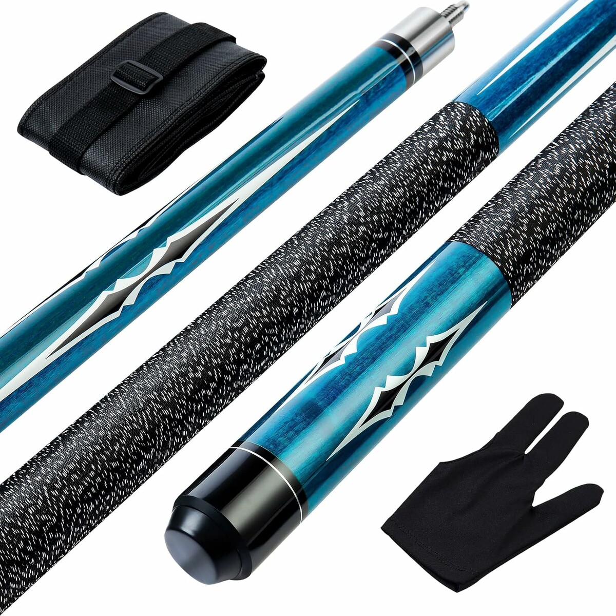 Teekerwan kij bilardowy 147 cm z kanadyjskiego klonu, końcówka 13 mm