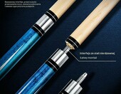 Teekerwan kij bilardowy 147 cm z kanadyjskiego klonu, końcówka 13 mm – zdjęcie 4