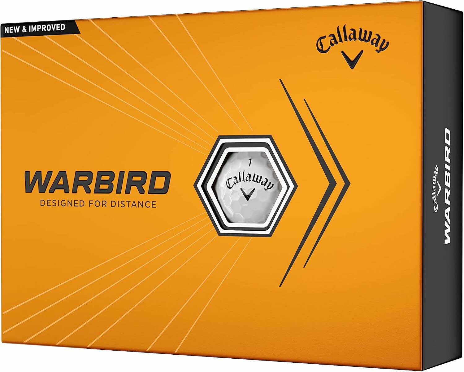 Callaway Warbird – piłki golfowe dystansowe, białe