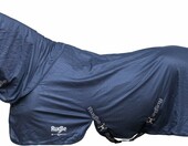 Covalliero RugBe SuperFly - derka na muchy dla konia, granatowa 155 cm – zdjęcie 1