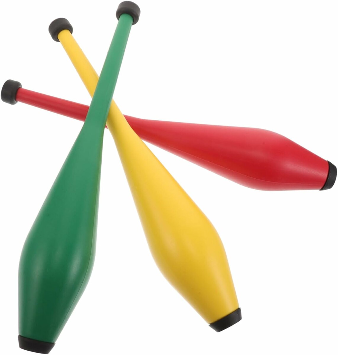 Mikinona zestaw 3 maczug do żonglowania, kolorowe, plastikowe