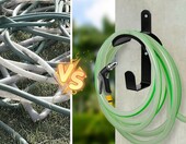 MAYMX zestaw 4 metalowych haków na uzdę - uchwyty ścienne do stajni – zdjęcie 5