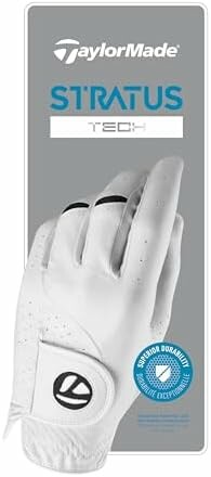 TaylorMade Stratus Tech – rękawica golfowa męska, biała