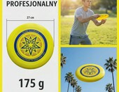 Dysk Ultimate Frisbee 175 g, żółty, profesjonalna tarcza sportowa – zdjęcie 2
