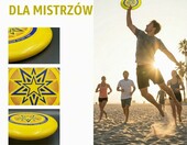 Dysk Ultimate Frisbee 175 g, żółty, profesjonalna tarcza sportowa – zdjęcie 4