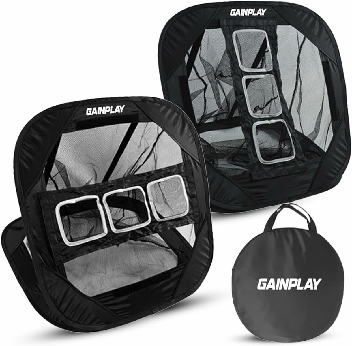GainPlay siatka treningowa do golfa z regulowanymi celami