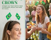 Mipcase zestaw 5 opasek kibica z flagą – akcesorium na mecz – zdjęcie 3