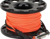 Tbest Finger Reel – szpula do nurkowania 30 m z karabińczykiem, czarna – zdjęcie 4