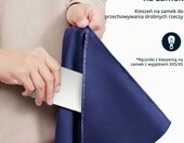 BAGAIL – szybkoschnący ręcznik z mikrofibry do pływania, granatowy, XXL – zdjęcie 4