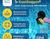 Kraulquappen KraulQuappen – rękawki do nauki pływania z pianką PU, żółto-zielone – zdjęcie 2