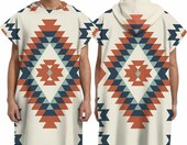 Poncho surfingowe z mikrofibry - ręcznik do przebierania z kapturem, M – zdjęcie 1