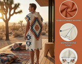 Poncho surfingowe z mikrofibry - ręcznik do przebierania z kapturem, M – zdjęcie 2