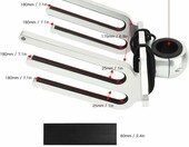 Stojak aluminiowy na deskę wakeboard do wieży łodzi – zdjęcie 3