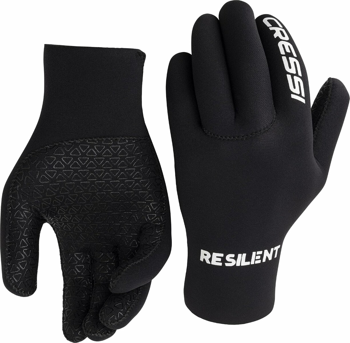 Cressi Resilient Ultra Grip 2 mm XL – rękawice neoprenowe do wakeboardu, czarne