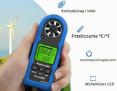GOLDCHAMP GC-816B - wiatromierz do kitesurfingu, kieszonkowy – zdjęcie 2