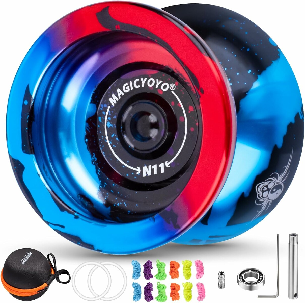 MAGICYOYO N11 Plus - profesjonalne metalowe yoyo, tryb podwójny