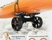 VEVOR – składany wózek transportowy do kajaków i desek SUP, udźwig 136 kg – zdjęcie 4