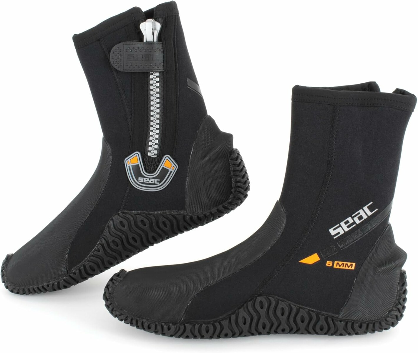SEAC Basic HD 5 mm Medium – neoprenowe buty do windsurfingu, czarne