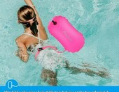 ProCase – boja pływacka bezpieczeństwa z pasem biodrowym, magenta – zdjęcie 4