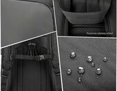 Unigear Plecak narciarski 50 l na buty, kask i sprzęt zimowy, wodoodporny – zdjęcie 4
