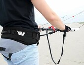 Wolkenstürmer – trapez biodrowy do windsurfingu, uniwersalny S-XL, czarny – zdjęcie 4