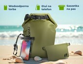 Nordlight Worek wodoszczelny Dry Bag 20 l - torba żeglarska, oliwkowa zieleń – zdjęcie 2