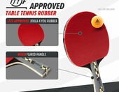 JOOLA Carbon Pro ITTF – profesjonalna rakietka do tenisa stołowego – zdjęcie 2