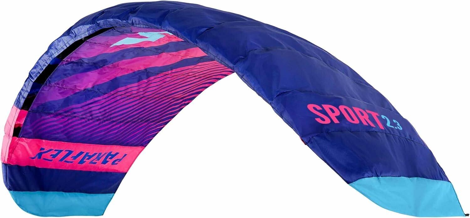 Wolkenstürmer Paraflex Sport 1.7 – latawiec trakcyjny do snowkitingu, niebieski