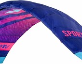 Wolkenstürmer Paraflex Sport 1.7 – latawiec trakcyjny do snowkitingu, niebieski – zdjęcie 1