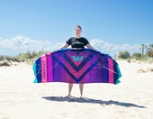 Wolkenstürmer Paraflex Sport 1.7 – latawiec trakcyjny do snowkitingu, niebieski – zdjęcie 2