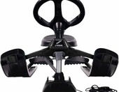 STIGA Snowracer Iconic – sanki kierownicze z hamulcem, czarne – zdjęcie 4