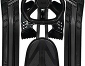 STIGA Snowracer Iconic – sanki kierownicze z hamulcem, czarne – zdjęcie 5