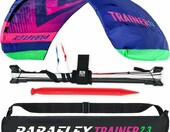 Wolkenstürmer Paraflex Trainer 2.3 – latawiec treningowy z drążkiem, róż – zdjęcie 1