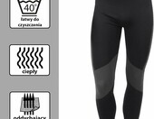 ALPIDEX Bielizna termoaktywna męska - komplet narciarski, czarny, 2XL/3XL – zdjęcie 4
