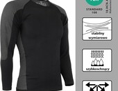 ALPIDEX Bielizna termoaktywna męska - komplet narciarski, czarny, 2XL/3XL – zdjęcie 5