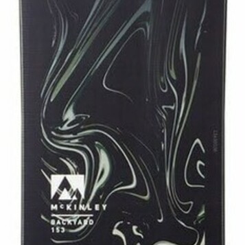McKinley Backyard Deska snowboardowa uniwersalna 147 cm, czarno-oliwkowa