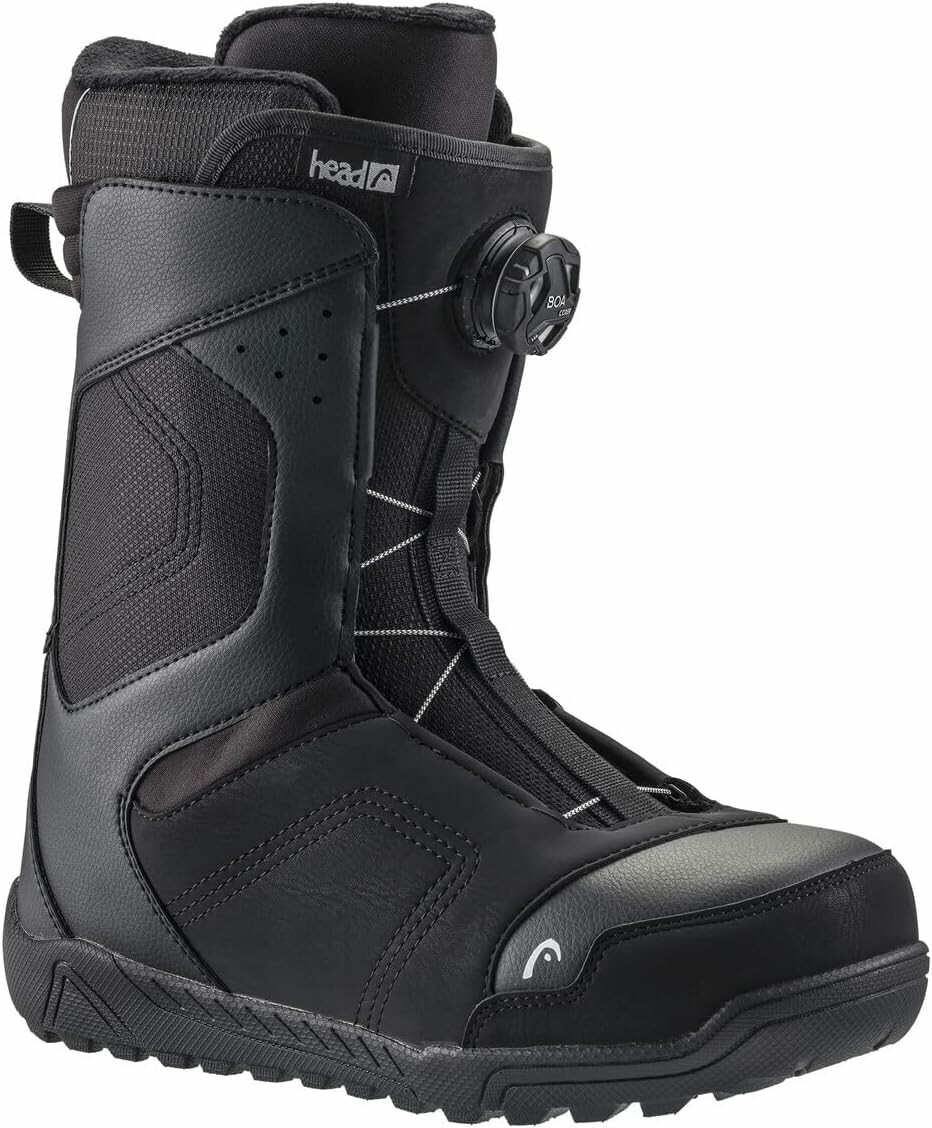 HEAD Rev Coiler Buty snowboardowe unisex, sznurowanie BOA, czarne