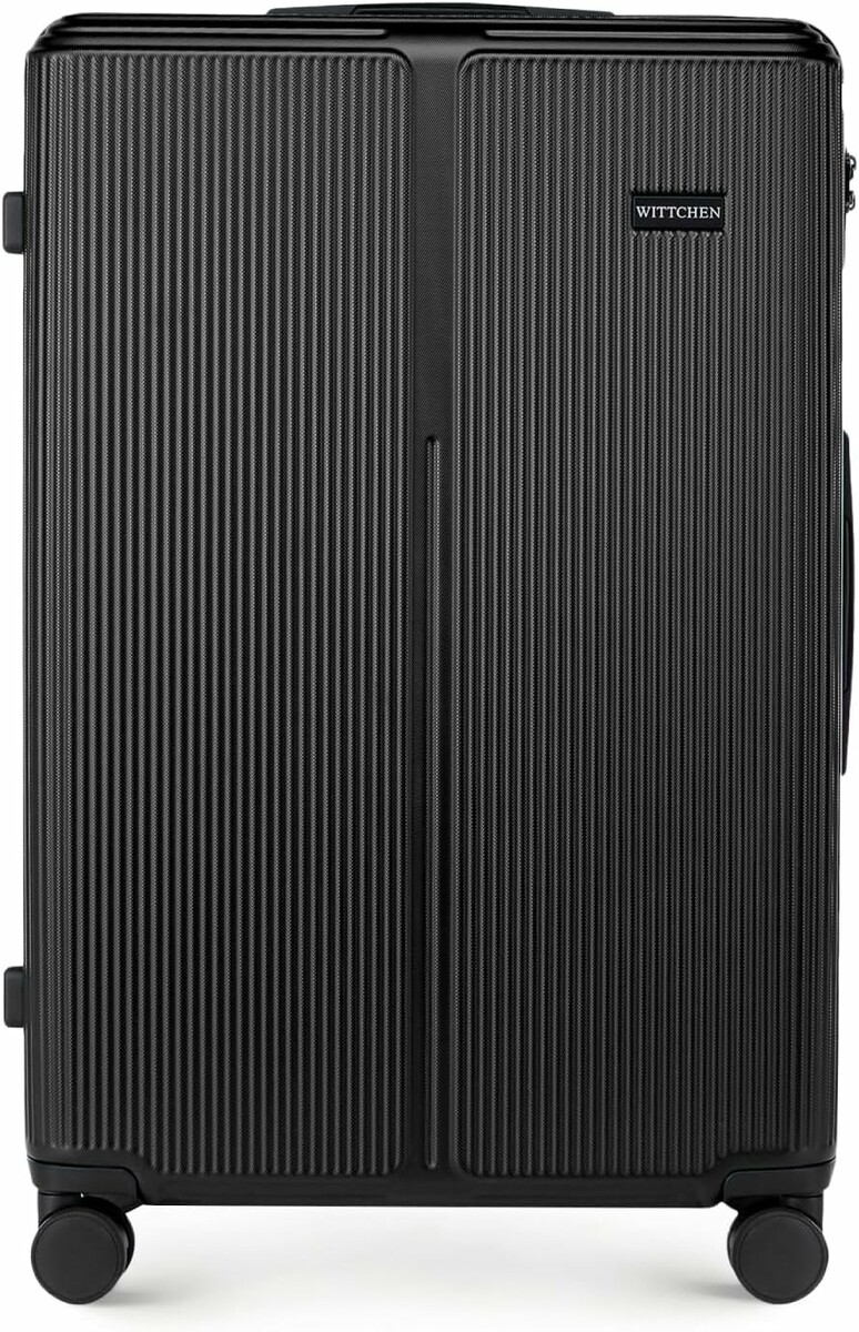 WITTCHEN Stripes Line walizka duza twarda ABS na 4 kolkach, czarna